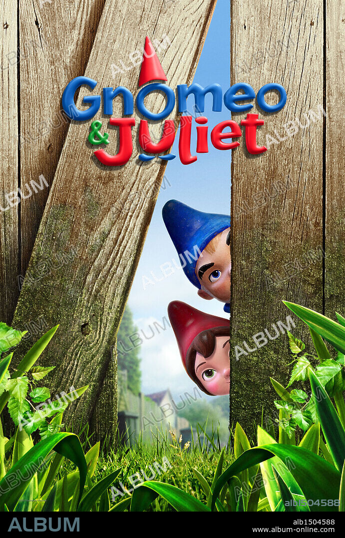 Poster de GNOMEO Y JULIETA, 2011 (GNOMEO AND JULIET), dirigida por KELLY ASBURY. Copyright TOUCHSTONE PICTURES.