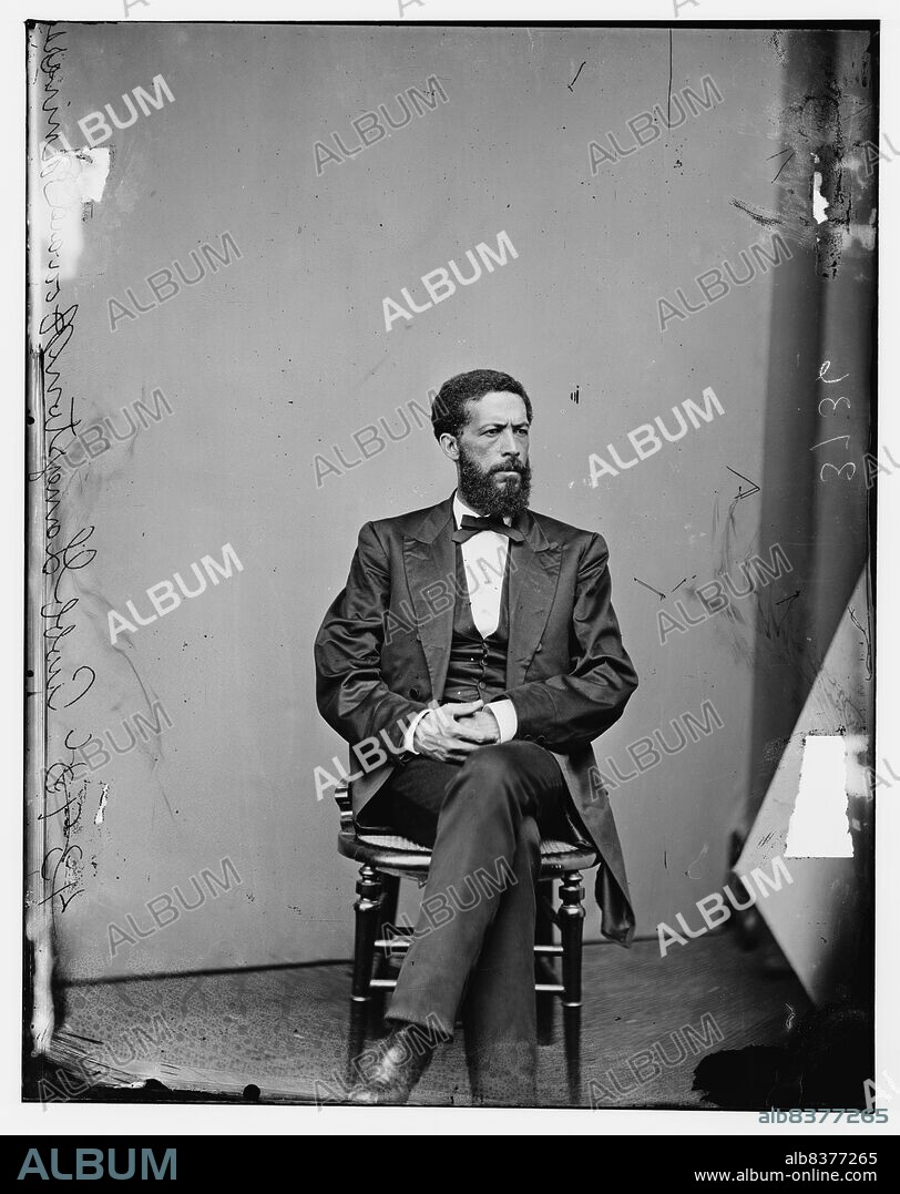 Prof. John Langston, Howard University, between 1860 and 1875. [African-American abolitionist, lawyer, activist, diplomat, and politician: founding dean of the law school at Howard University].