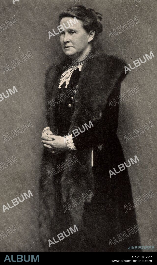 Millicent Fawcett (born Garrett - 1847-1929) English feminist, for 50 years a leader of movement for women's suffrage. Sister of the pioneer woman physician Elizabeth Garrett Anderson, and wife of Henry Fawcett, blind radical politician. (Photo by: Universal History Archive/UIG via Getty Images).