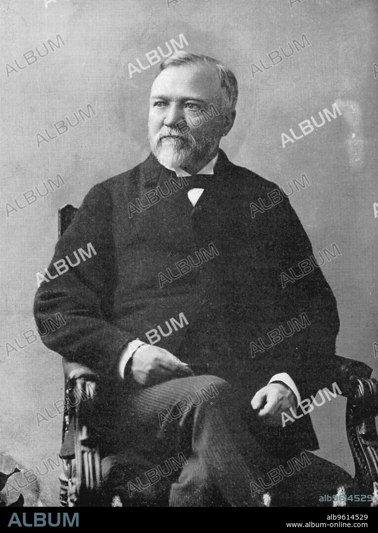 MATTHEW BRADY. Andrew Carnegie (1835-1918), Scottish-American industrialist and philanthropist.
