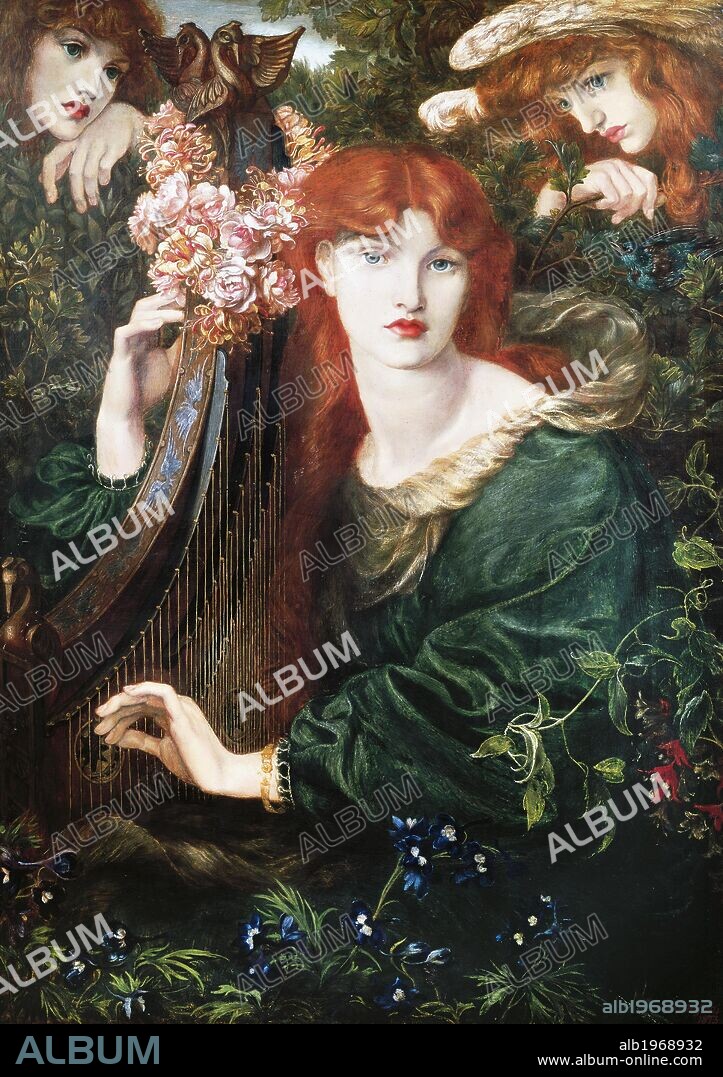 La Ghirlandata, by Dante Gabriel Rossetti (1828-1882).