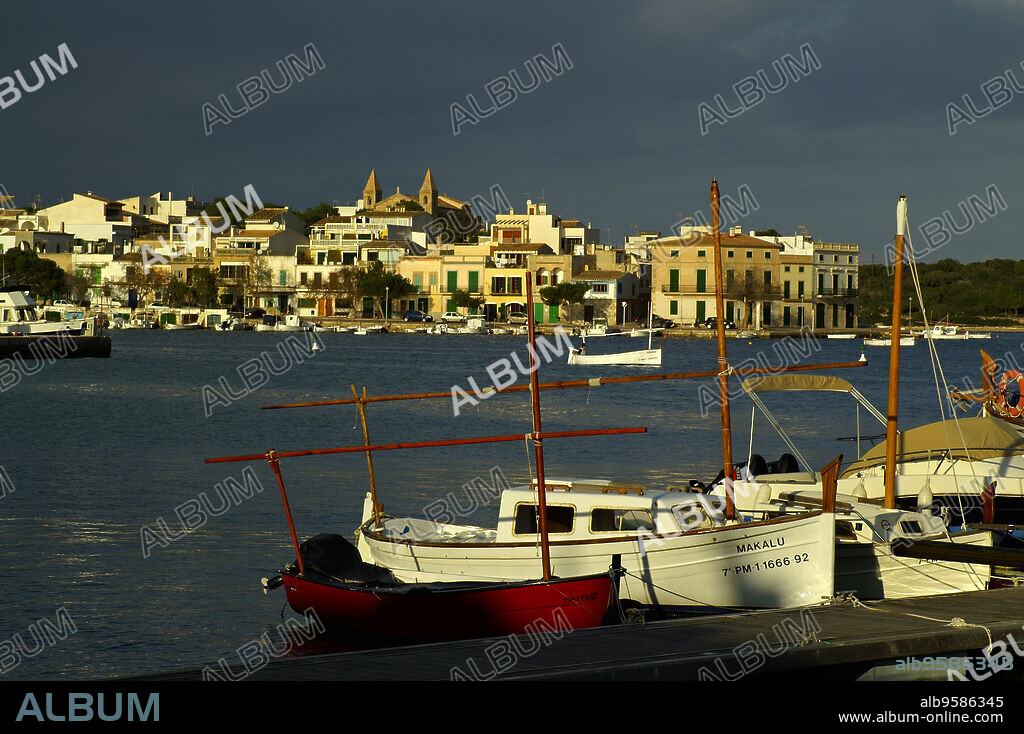 Barrio de Sa Capella.Porto Colom. Felanitx. Comarca de Migjorn.Mallorca. Baleares.España.