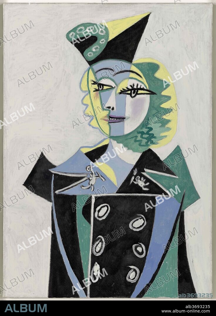 PABLO PICASSO. Portrait of Nusch Éluard (1906-1946).