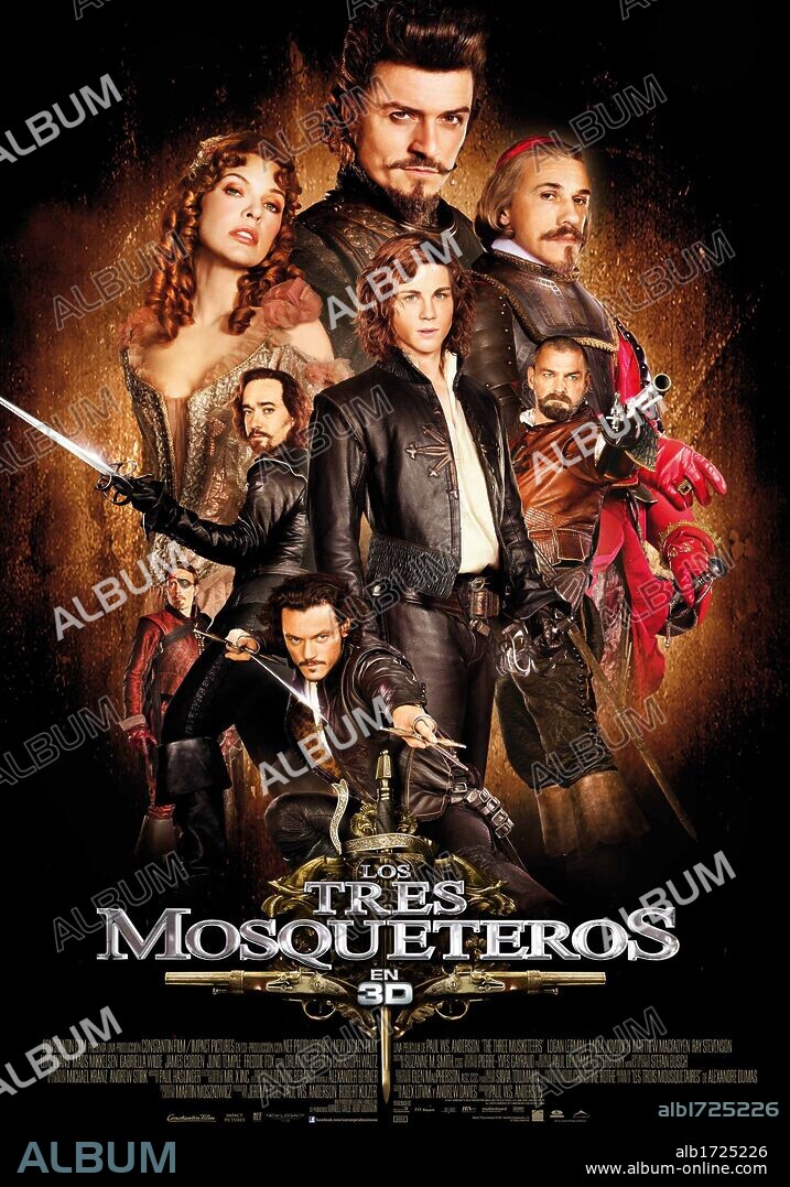 Poster de LOS TRES MOSQUETEROS, 2011 (THE THREE MUSKETEERS), dirigida por PAUL W. S. ANDERSON. Copyright CONSTANTIN FILM PRODUCKTION/IMPACT PICTURES.