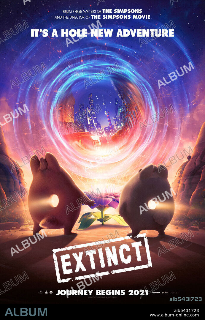 Affiche de LES BOUCHETROUS, 2021 (EXTINCT), réalisé par DAVID SILVERMAN et RAYMOND S. PERSI. Copyright China Lion Entertainment Production / Cinesite.