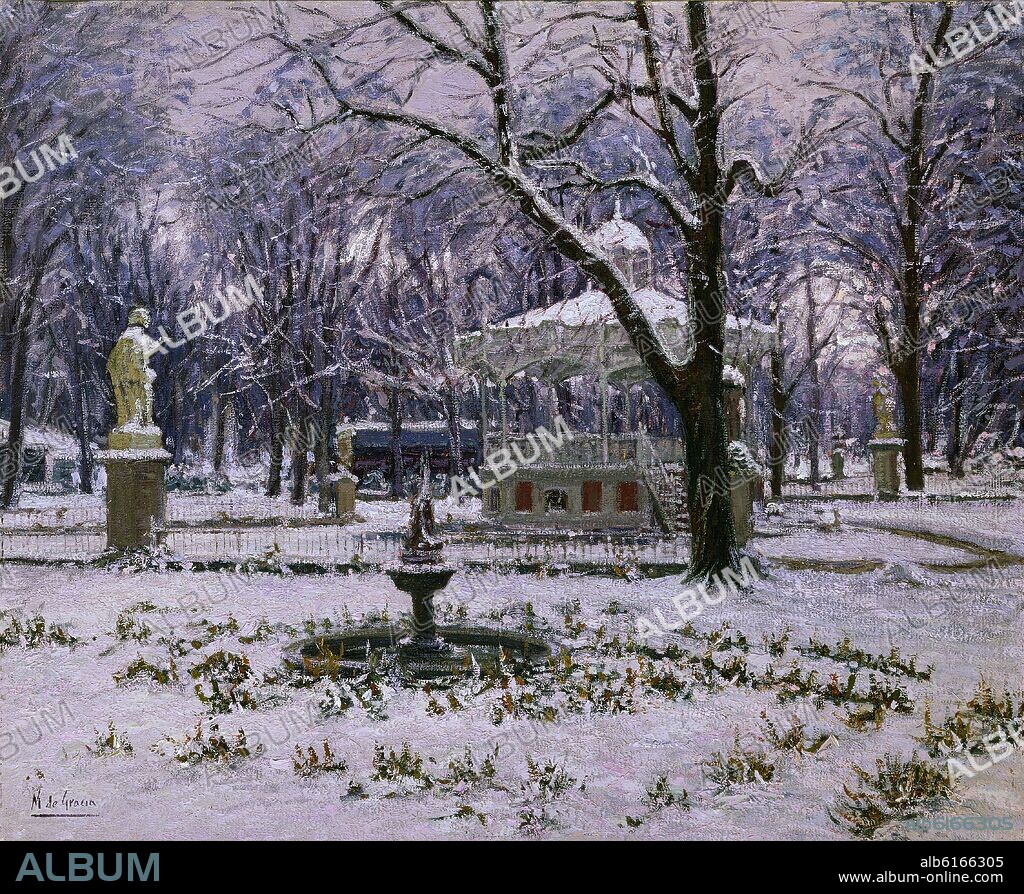 MANUEL DE GRACIA. PARQUE DE LA FLORIDA EN VITORIA NEVADA - SIGLO XX.