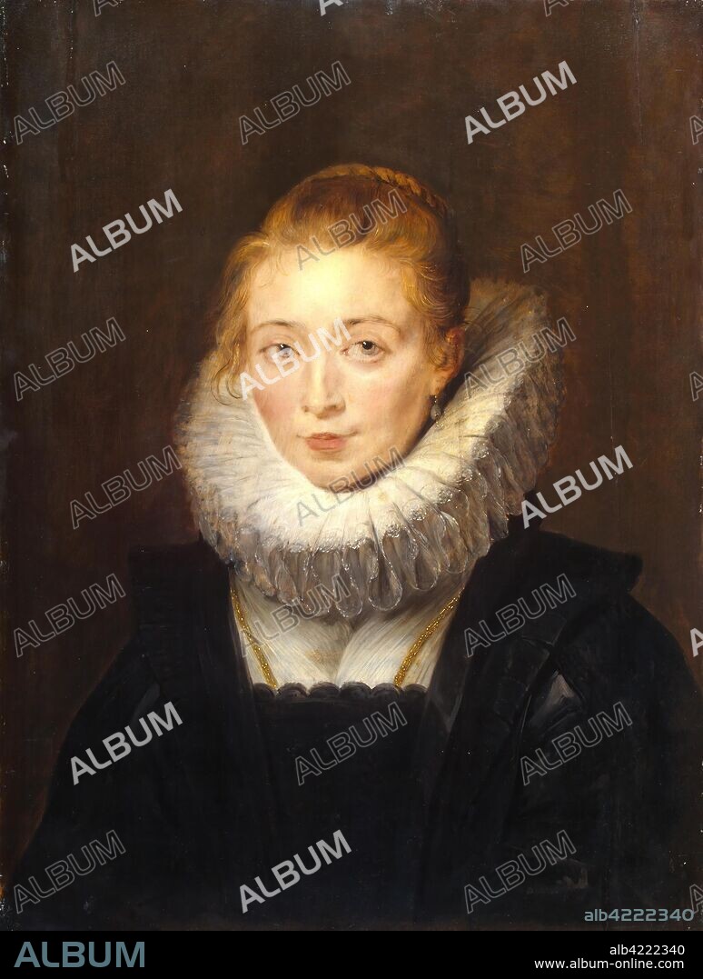 PETER PAUL RUBENS (PIETRO PAUOLO). 'Portrait of Lady-in-Waiting to the Infanta Isabella (Portrait of Clara Serena Rubens, Daughter of the Painter ? )'. Flanders, Middle of the 1620s. Dimensions: 64x48 cm.