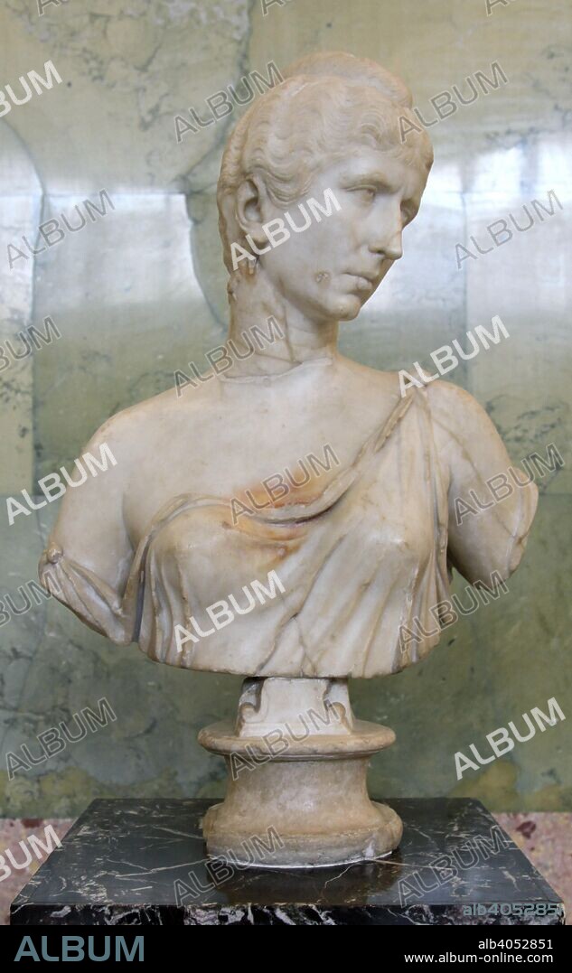 Portrait of Cornelia Salonina, wife of the Roman Emperor Gallienus, mid 3rd century. Cornelia Salonina was the wife of Gallienus, who was co-emperor with his father Valerian from 253 until 260 before ruling alone until 268. Her fate is unknown after Gallienus was killed while laying siege to the rebel held city of Mediolanum (Milan) in 268. She was the mother of Valerian II, Saloninus and Marinianus. Found in the collection of The Hermitage, St Petersburg.