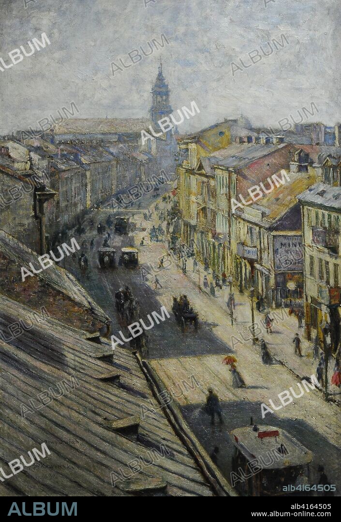 Wladyslaw Podkowinski (1866-1895). Polish painter. Nowy Swiat Street in Warsaw on a Summer Day, 1892. National Museum. Warsaw. Poland.
