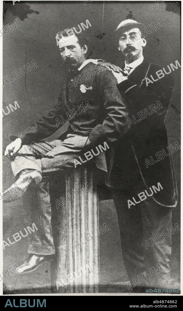 Unknown Artist, Photograph: Winslow Homer and Albert Kelsey in Paris. 1867, 1867, photograph, 3 3/4 in. x 2 5/16 in. (9.53 cm x 5.87 cm).