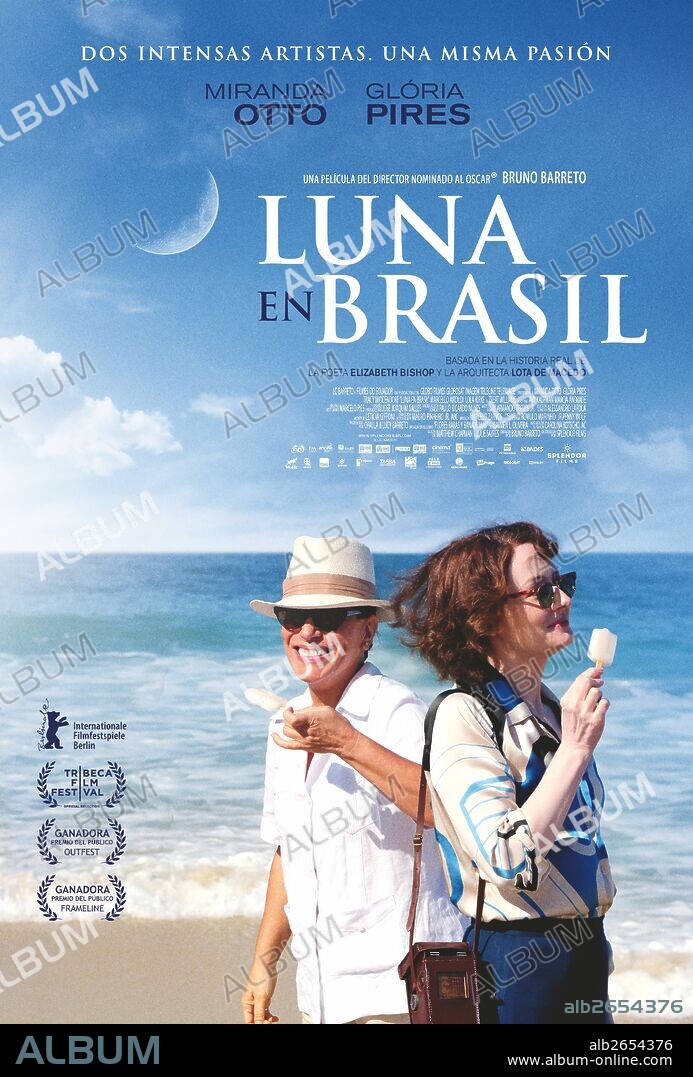 Poster de LUNA EN BRASIL, 2013 (FLORES RARAS), dirigida por BRUNO BARRETO. Copyright LC BARRETO PRODUCTIONS/IMAGEM FILMES/GLOBO FILMES/GLOBOSAT.