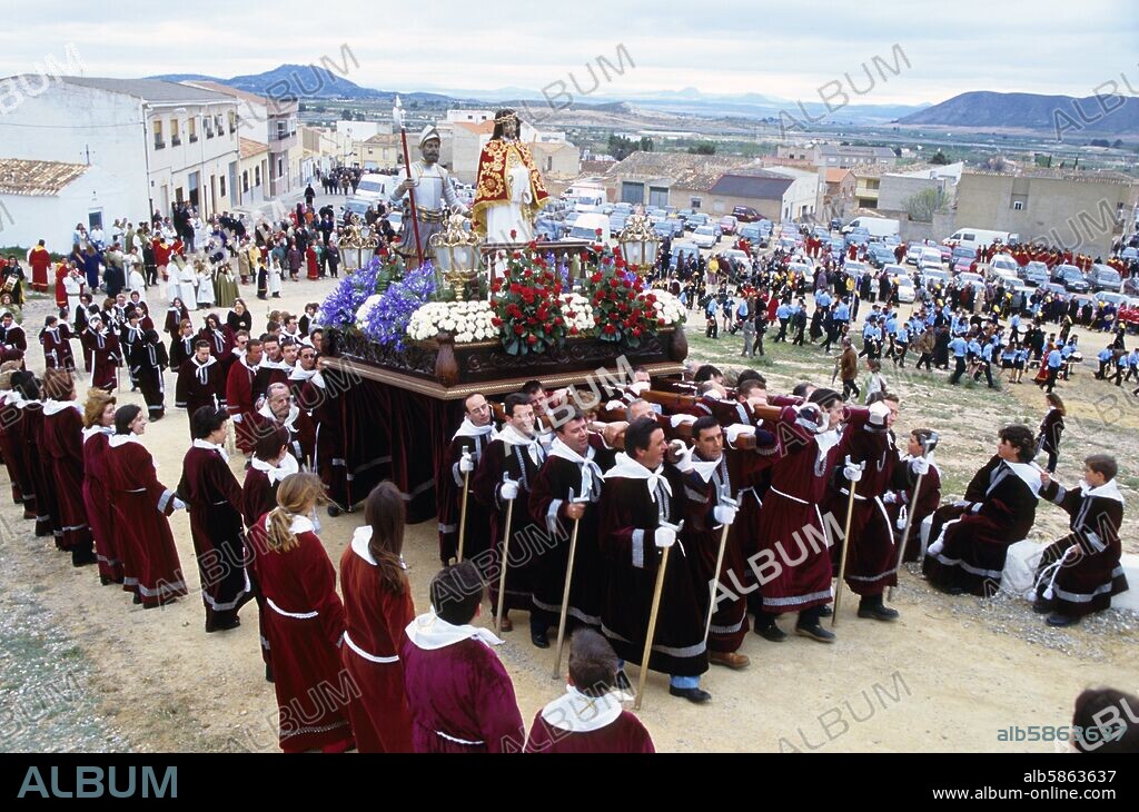 Tobarra, procesión del viernes santo; Semana Santa.