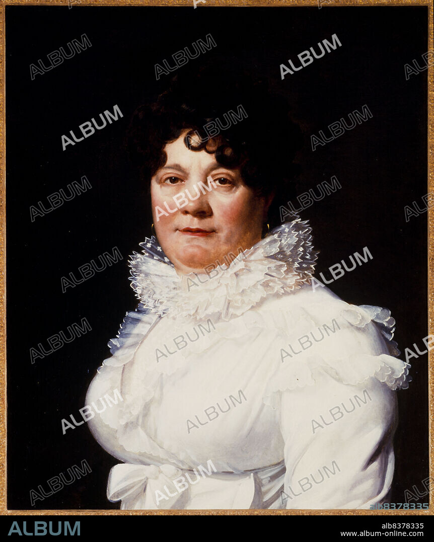 HENRI-FRANCOIS RIESENER. Portrait of Louise-Rosalie Dugazon, born Lefevre (1755-1821), singer, c1810.