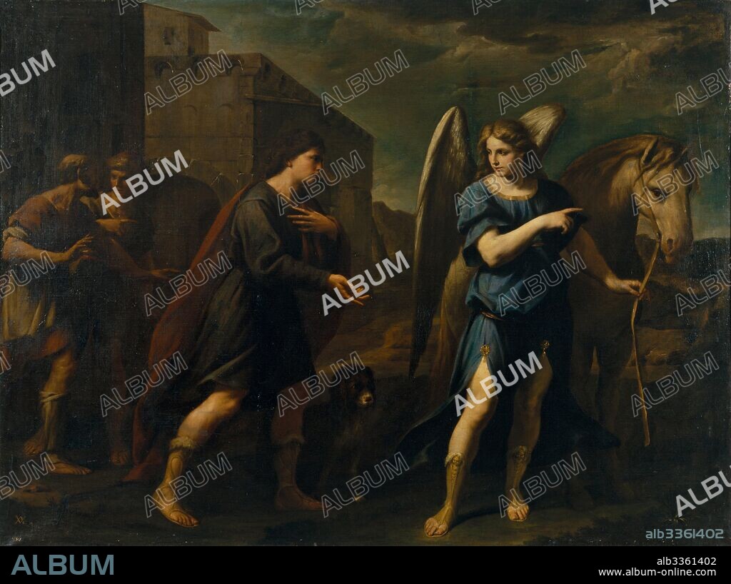 ANDREA VACCARO. Tobias Meets the Archangel Raphael.