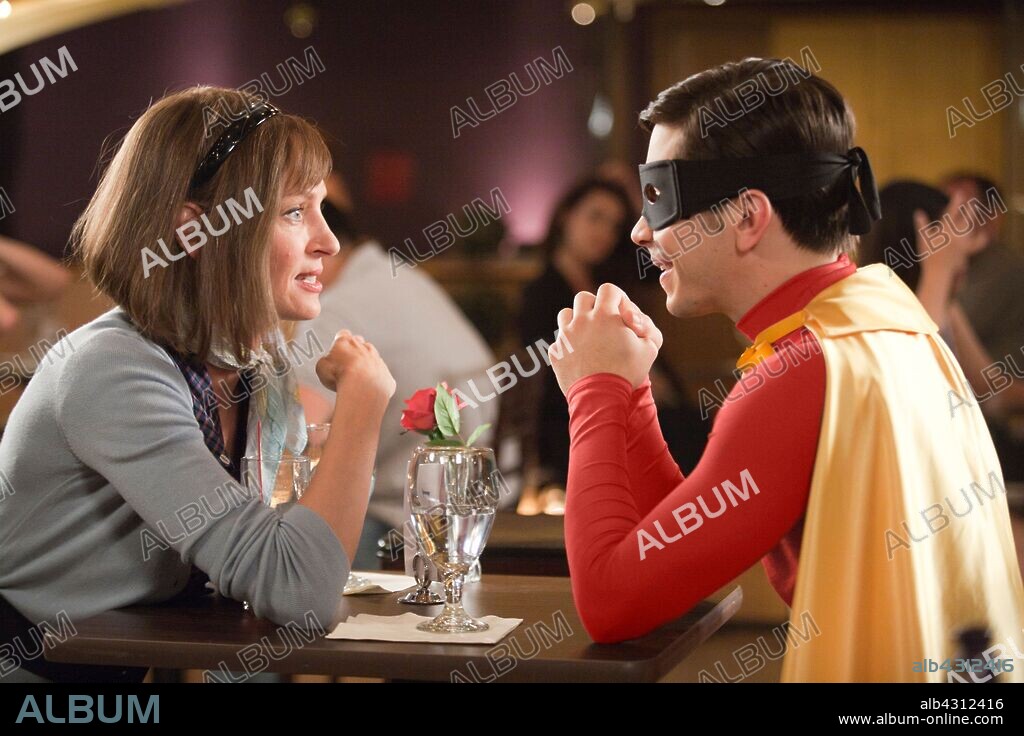 JUSTIN LONG and UMA THURMAN in MOVIE 43, 2013, directed by ELIZABETH BANKS and STEVEN BRILL. Copyright GREENESTREET FILMS.