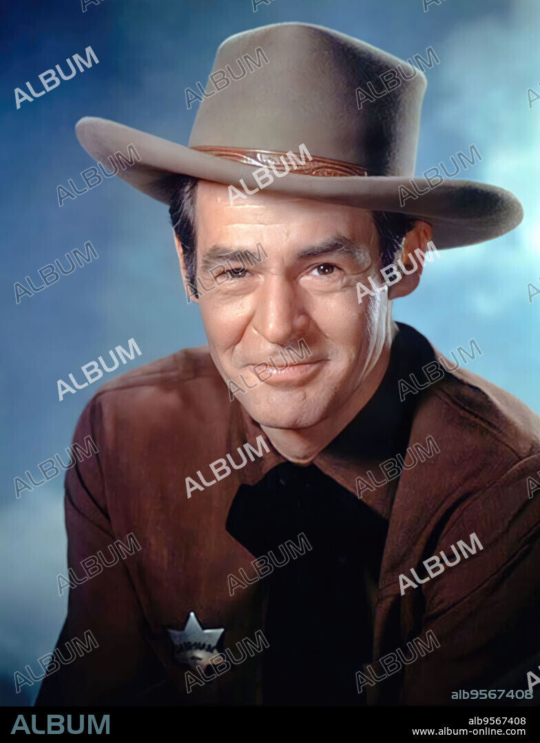 ROBERT RYAN en EN NOMBRE DE LA LEY, 1971 (LAWMAN), dirigida por MICHAEL WINNER. Copyright UNITED ARTISTS/SCIMITAR.