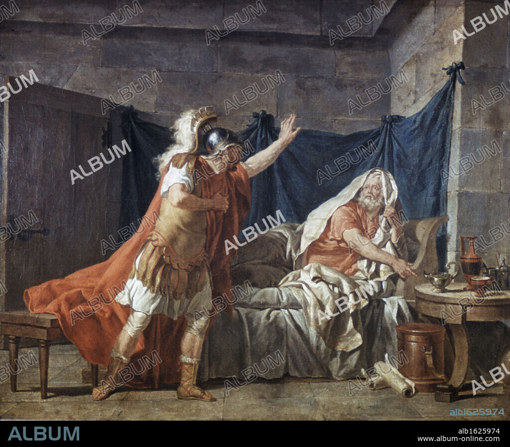Hector Taking Leave of Priam  Jacques Louis David (1746-1825 French).