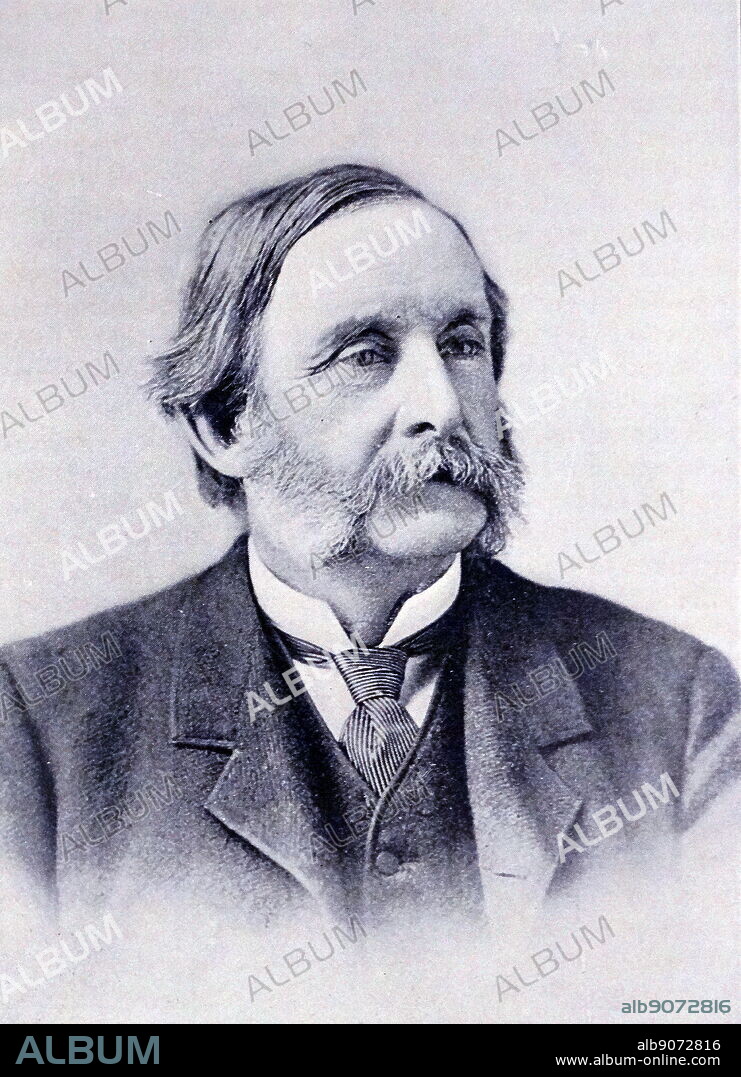 Portrait of Thomas Wentworth Higginson. Thomas Wentworth Higginson (1823-1911) an American Unitarian minister, author, abolitionist, and soldier.