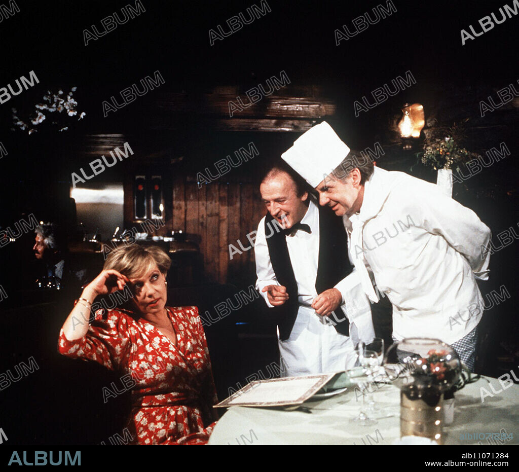 HARALD UND EDDI , ARD TV, series, comedy, sketch: The television star with DAGMAR BERGHOFF, EDDI ARENT and HARALD JUNHKE.