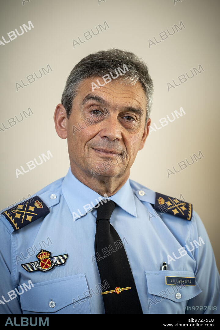 Madrid, 19/05/2020. Crisis del coronavirus. Entrevista a Miguel Ángel Villarroya Vilalta, general del Ejército español del Aire, actual jefe del Estado Mayor de la Defensa (Jemad). Foto: Ignacio Gil. ARCHDC.