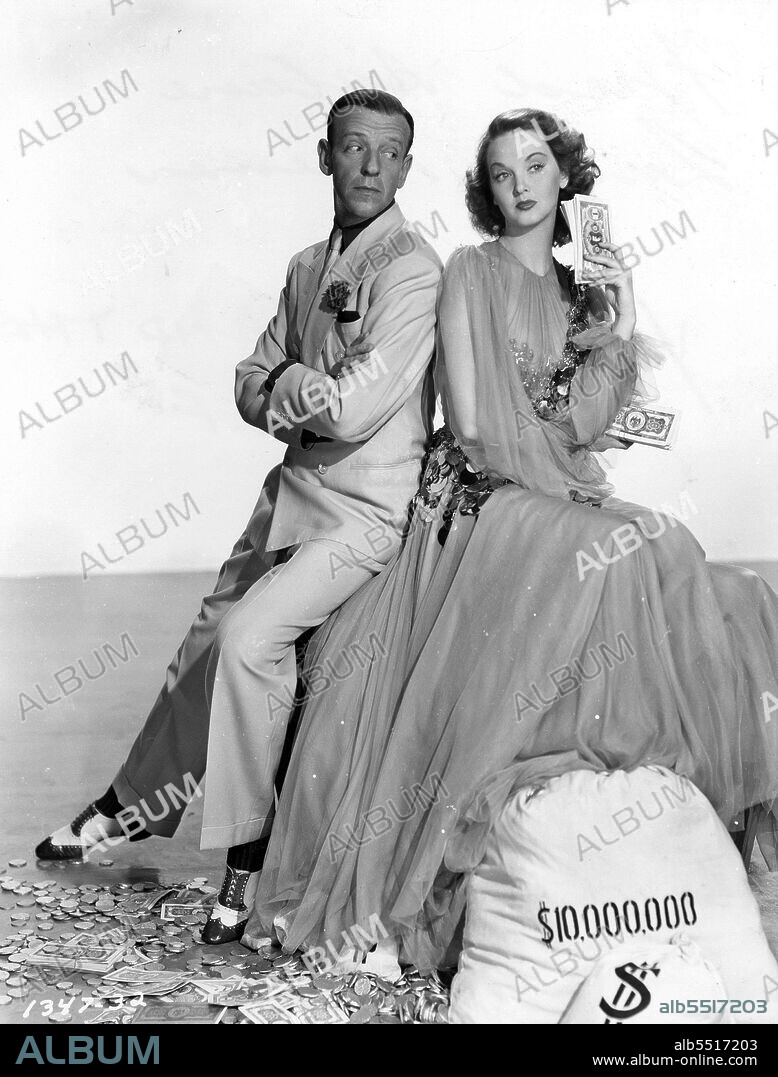 FRED ASTAIRE and LUCILLE BREMER in YOLANDA AND THE THIEF, 1945, directed by VINCENTE MINNELLI. Copyright M.G.M.