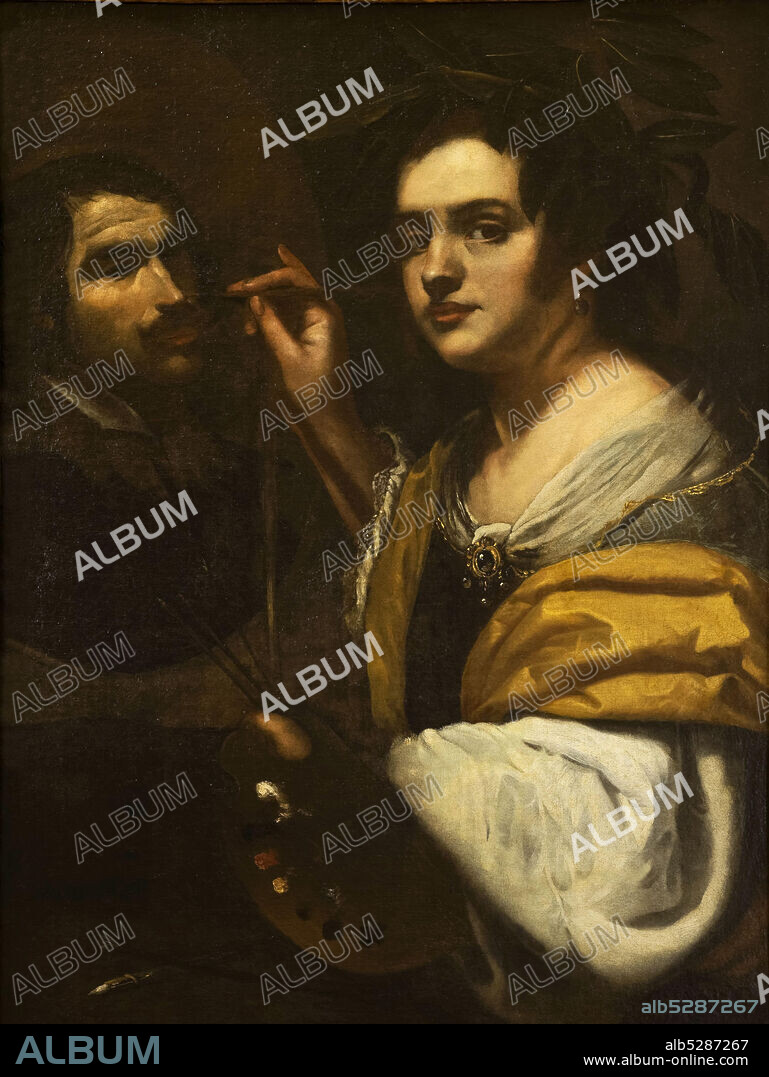 ARTEMISIA GENTILESCHI. Self-Portrait.