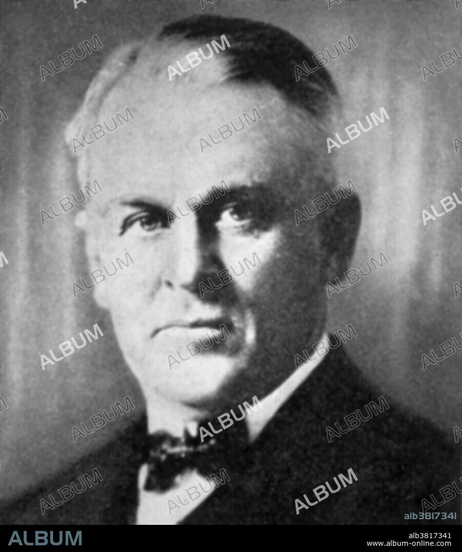 Robert Andrews Millikan (March 22, 1868 - December 19, 1953) was an American experimental physicist. In 1908, while a professor at the University of Chicago, he began experiments in which he measured the charge on a single electron. He and his graduate student Harvey Fletcher used the oil-drop experiment to measure the charge of the electron (as well as the electron mass, and Avogadro's number, since their relation to the electron charge was known). Millikan took sole credit, in return for Fletcher claiming full authorship on a related result for his dissertation. Millikan went on to win the 1923 Nobel Prize for Physics, in part for this work, and Fletcher kept the agreement a secret until his death. Millikan is also credited with measuring the value of Planck's constant by using photoelectric emission graphs of various metals. He left the University of Chicago to become Caltech's chairman of the executive council. He served in that position from 1921-45. At Caltech most of his scientific research focused on the study of cosmic rays (a term which he coined). He died of a heart attack at his home in 1953 at the age of 85.