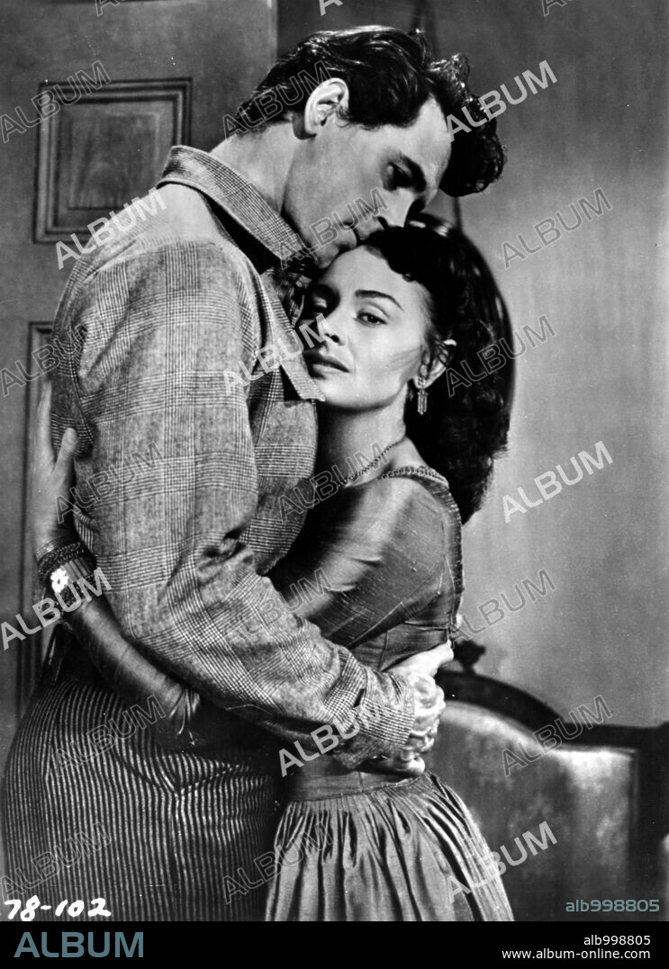 DONNA REED and ROCK HUDSON in GUN FURY, 1953, directed by RAOUL WALSH. Copyright COLUMBIA PICTURES.