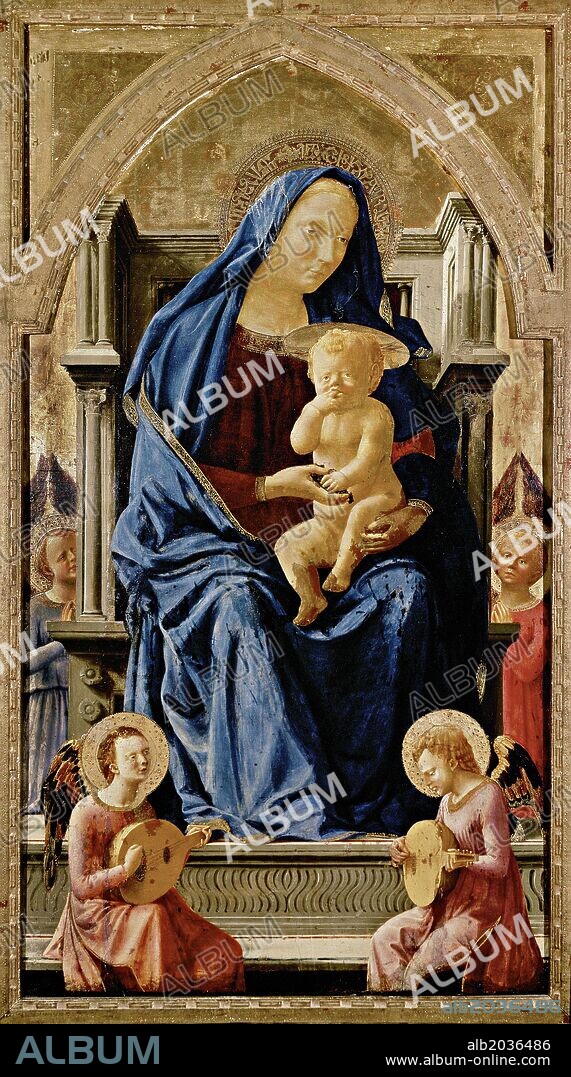 Masaccio / 'Madonna and Child', 1426, Tempera on panel, 135.5 x 75 cm.