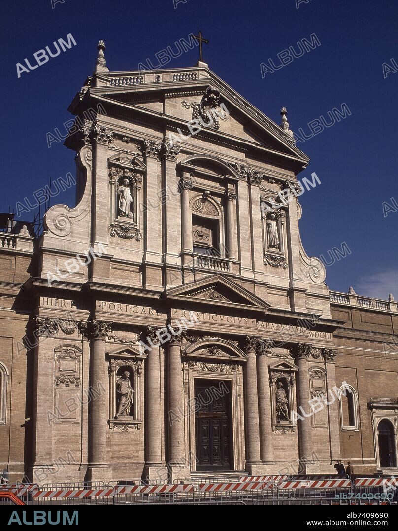 CARLO MADERNO. EXTERIOR-FACHADA-1589(ANTES SANTUARIO S IV) - FOTO AÑOS 90.