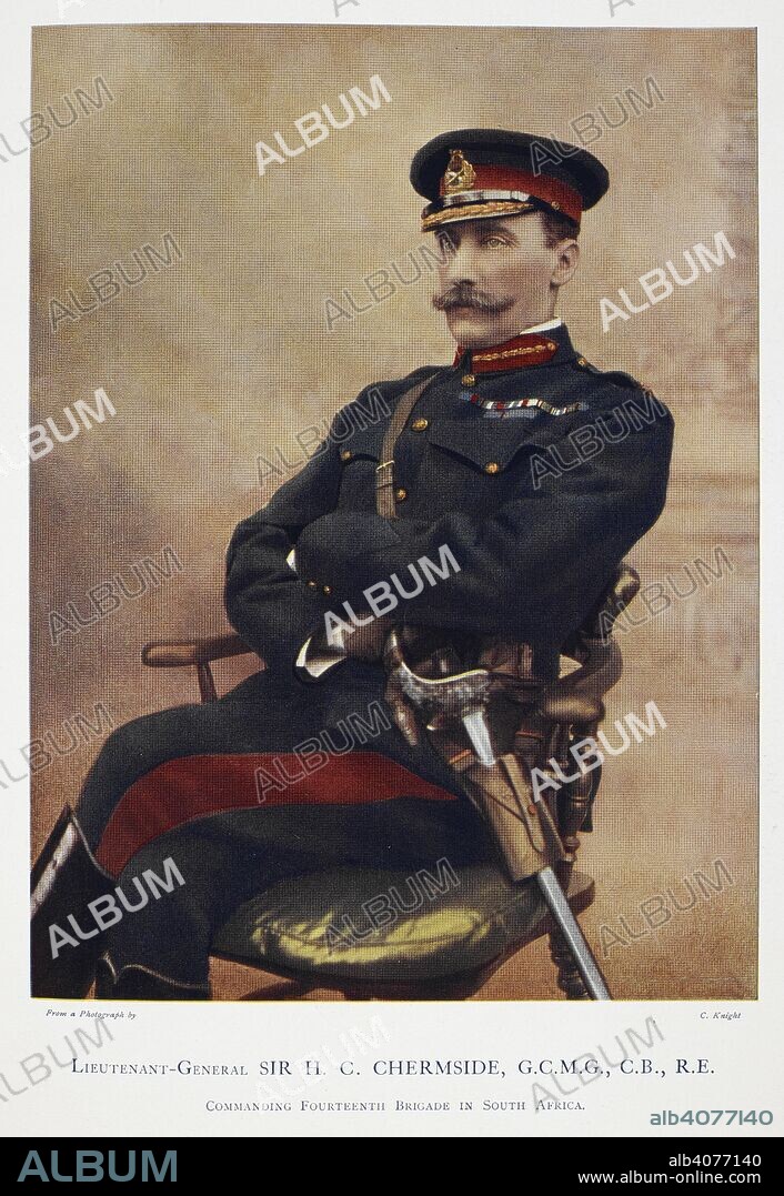 CHARLES NAPIER ROBINSON. Lieutenant-General Sir Herbert Charles Chermside G.C.M.G., C.B., R.E. (1850-1929). Celebrities of the Army. [Coloured portraits, with short biographical notices.]. London : George Newnes, 1900. Source: 1766.a.3, page 57. Language: English.