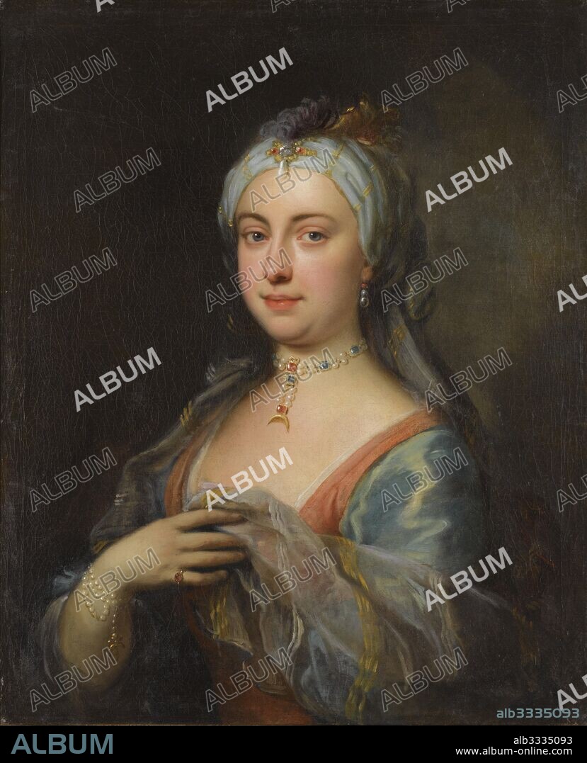 JOSEPH HIGHMORE. Portrait of Lady Mary Wortley Montagu (1689-1762).
