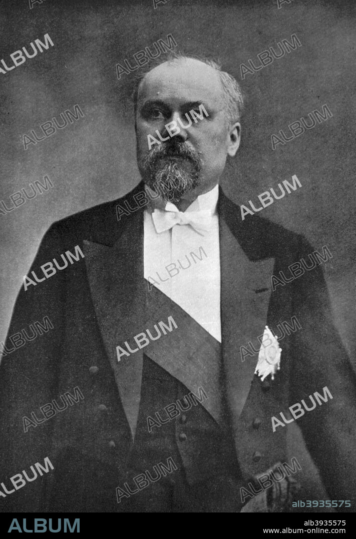Raymond Poincare, French politician, (c1920). Poincare (1860-1934) was President of France from 1913-1920. Illustration from The Illustrated War Record of the Most Notable Episodes in the Great European War 1914-1918, seventh edition, (The Swarthmore Press Ltd, London, c1920).