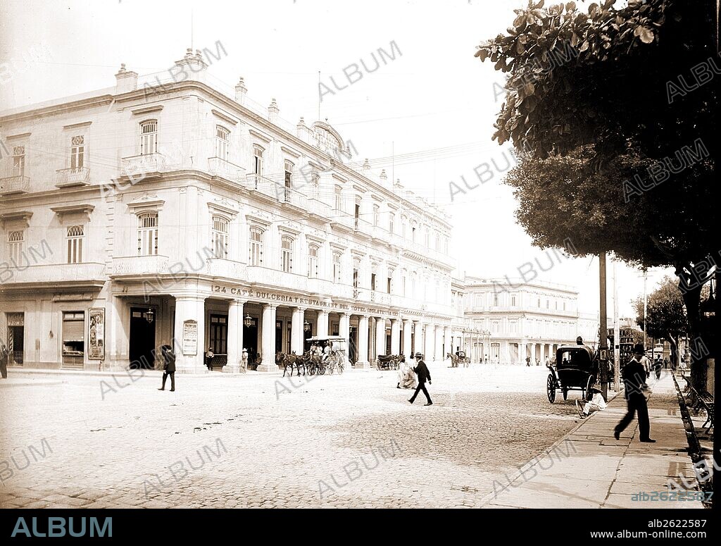 Hotel Inglaterra, Havana, Cuba, Gran Hotel Inglaterra (Havana, Cuba), Hotels, Cuba, Havana, 1900.
