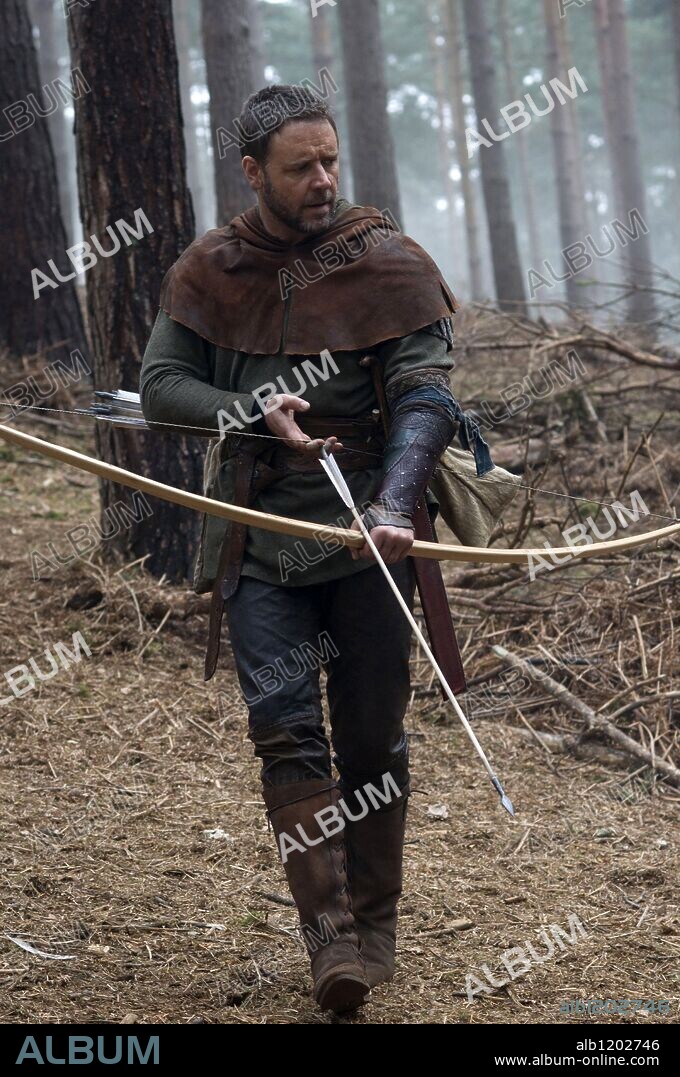 RUSSELL CROWE in ROBIN HOOD, 2010, unter der Regie von RIDLEY SCOTT. Copyright UNIVERSAL PICTURES.