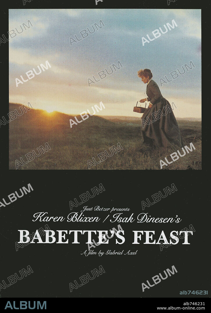 Poster of BABETTE'S FEAST, 1987 (BABETTES GAESTEBUD), directed by GABRIEL AXEL. Copyright PANORAMA FILM/DET DANSKE FILMINSTITUT.