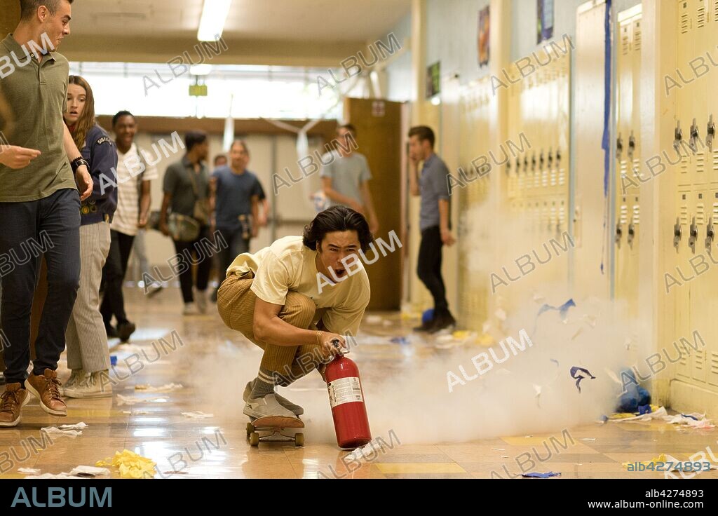 NICO HIRAGA en SUPER EMPOLLONAS, 2019 (BOOKSMART), dirigida por OLIVIA WILDE. Copyright ANNAPURNA PICTURES.