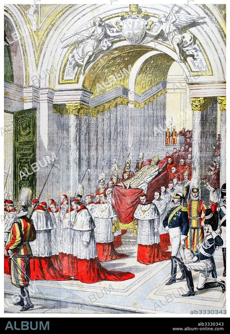 The death of Pope Leo XIII, (born Vincenzo Gioacchino Raffaele Luigi Pecci;. Leo XIII lived from 1810 - 20 July 1903 and reigned as Pope from 20 February 1878 to his death in 1903.
