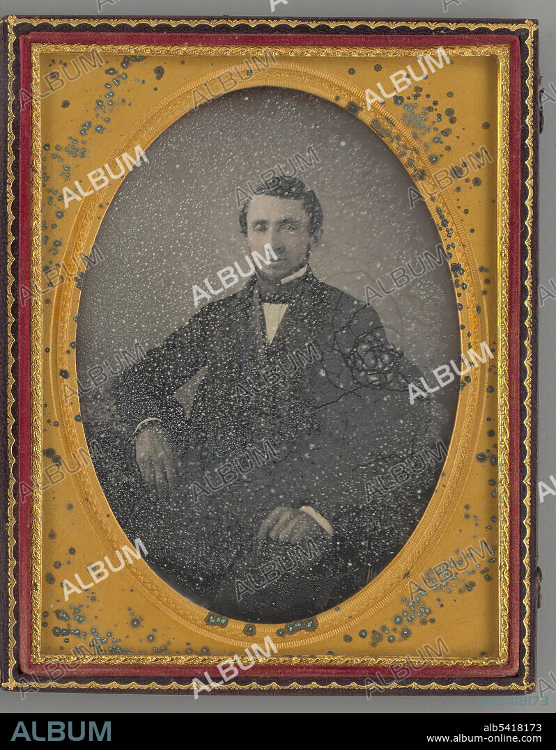 E. H. HALE. Untitled (Portrait of a Man), 1855. Daguerreotype.