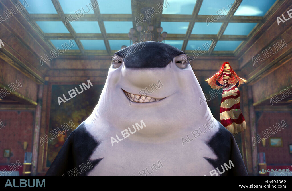 EL ESPANTATIBURONES, 2004 (SHARK TALE), dirigida por BIBO BERGERON y VICKY JENSON. Copyright DREAMWORKS SKG.