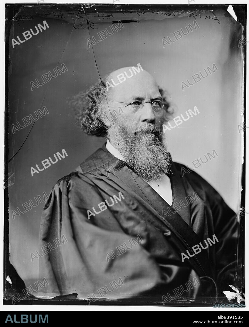 Judge Field, Stephen Johnson. Appointed to the Supreme Court by Lincoln in 1863; photo c. 1875.