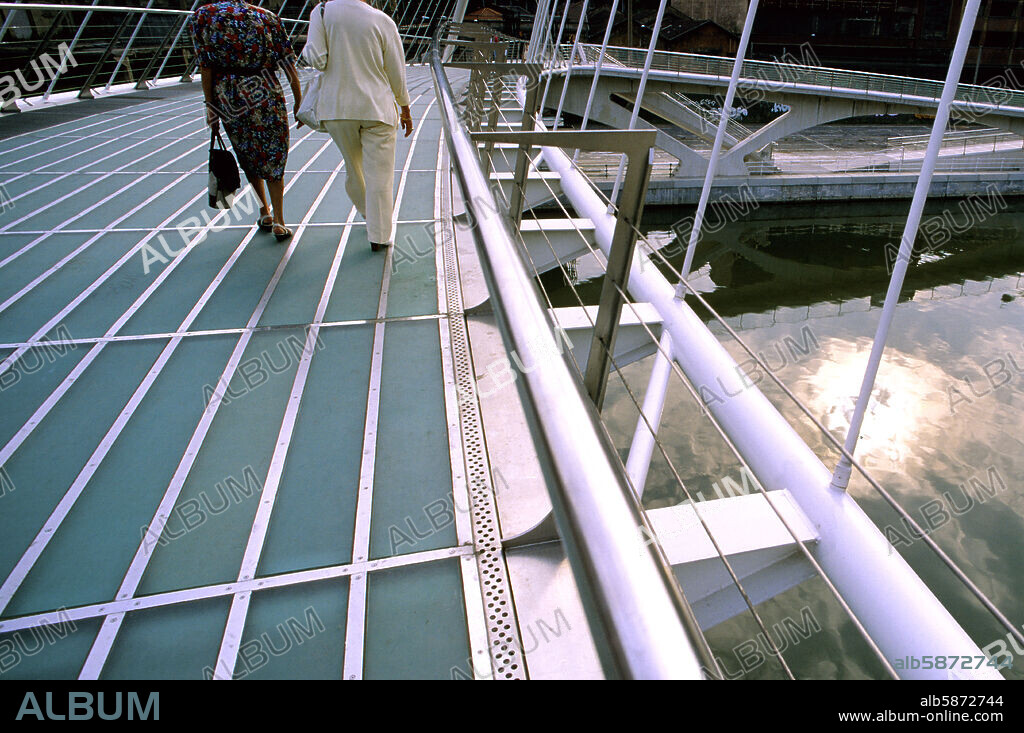 Bilbao, puente Zubizurri (de S. Calatrava) (53).