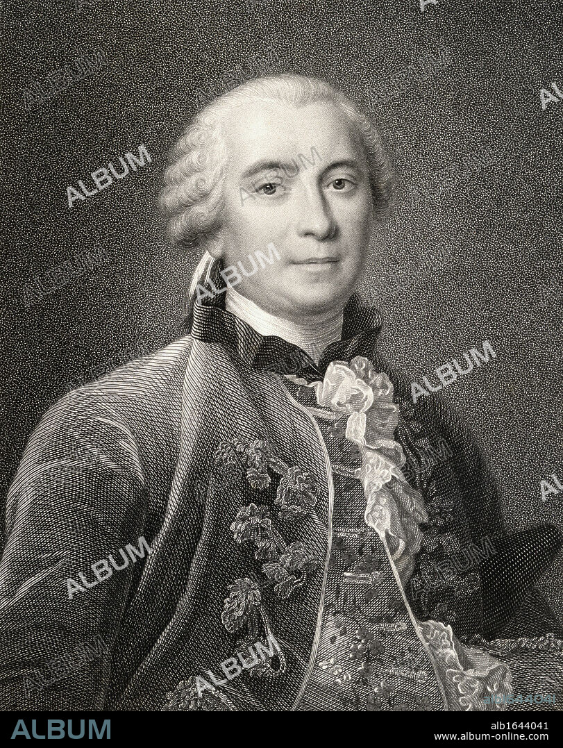 Georges Louis Leclerc Count de Buffon, 1707-1788. French naturalist. From the book 'Gallery of Portraits' published London 1833.