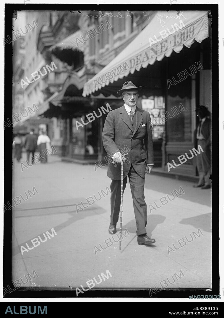 HARRIS & EWING. Henry P. Fletcher, between 1909 and 1923. American diplomat Henry Prather Fletcher: Under Secretary of State, served as US ambassador to Italy, Luxembourg, Belgium, Mexico and Chile.