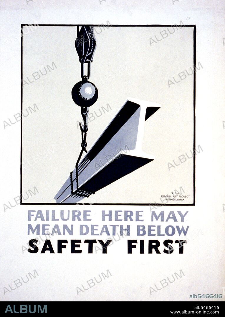 Failure here may mean death below Safety first circa 1936-1937.