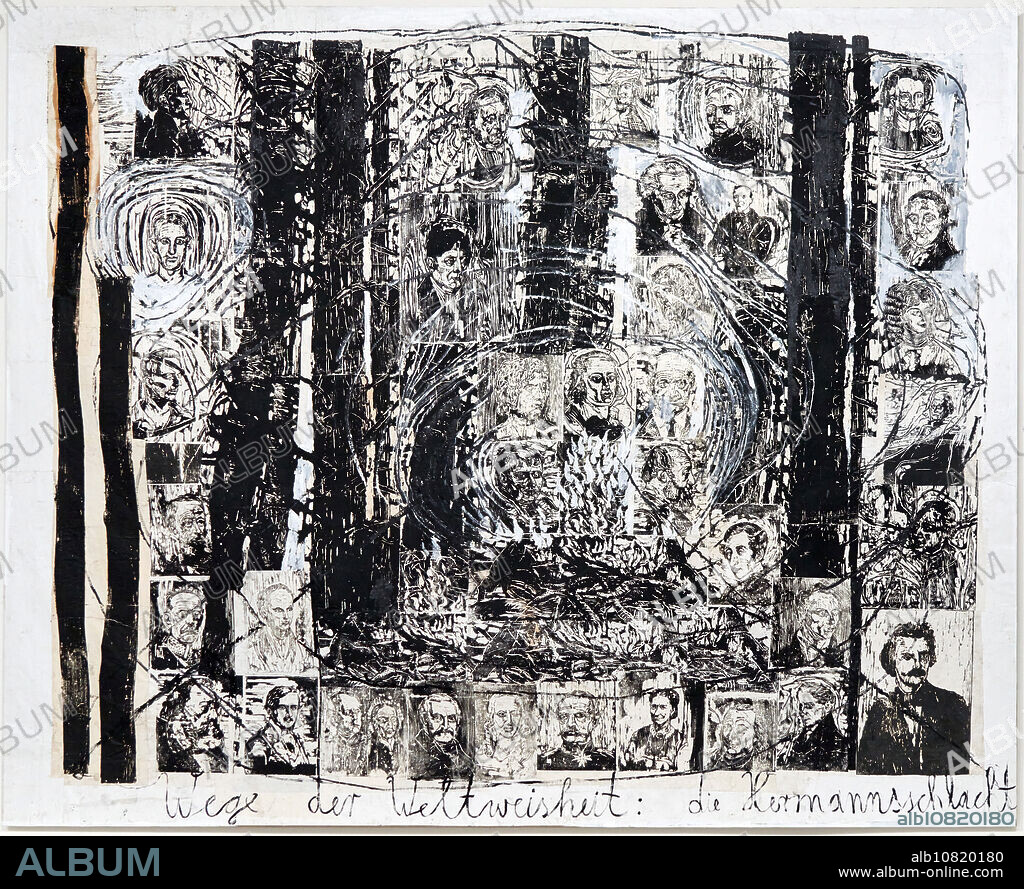The Renowned Orders of the Night (Wege der Weltweisheit: die Hermannsschlacht), 1982-93, Anselm Kiefer (1945), Guggenheim Bilbao Museum, Bilbao, Basque Country, Spain, Europe.