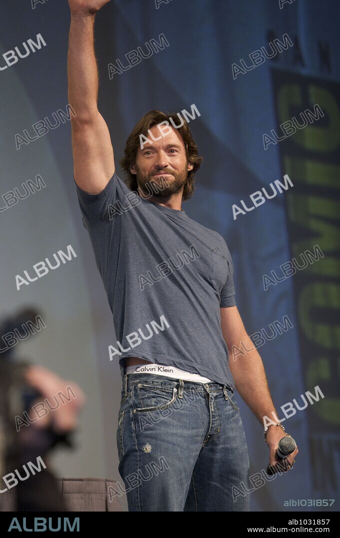 Jul 24, 2008 - San Diego, California, USA - Actor HUGH JACKMAN makes a surprise appearance to promote 'X-Men Origins: Wolverine' at the 2008 Comic-Con International, held at the San Diego Convention Center in California. 24/07/2008