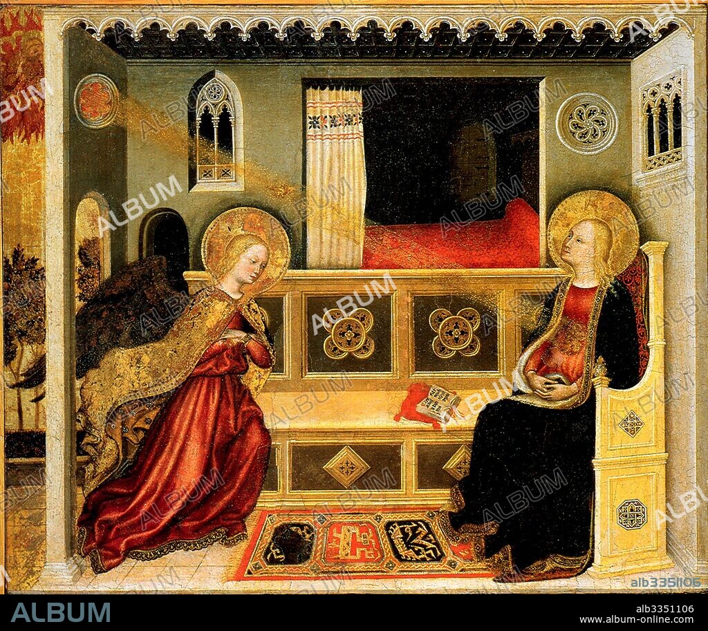 GENTILE DA FABRIANO. The Annunciation.