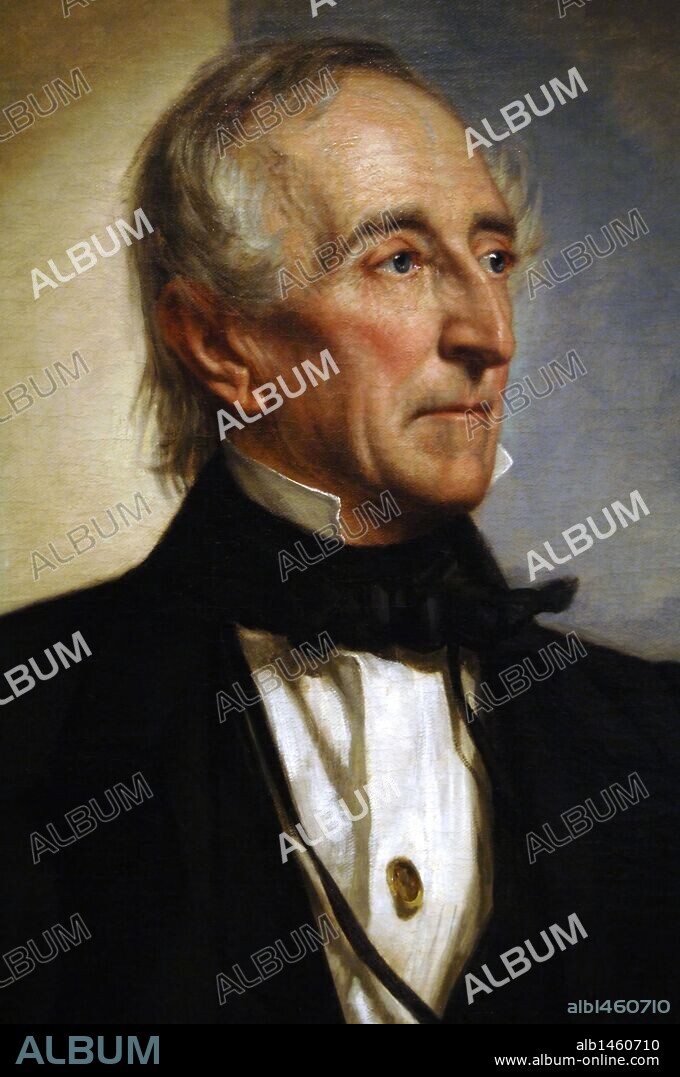 John Tyler, Jr. (1790-1862). American politician. 10th President of the United States (1841-1845). Portrait (1859) by George Peter Alexander Healy (1813-1894). National Portrait Gallery. Washington D.C. United States.
