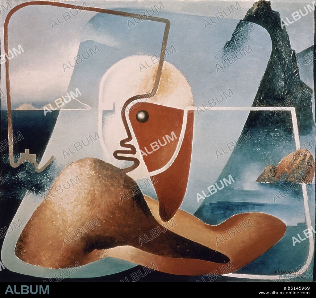 ENRICO PRAMPOLINI. MARINETTI  EN 1933.